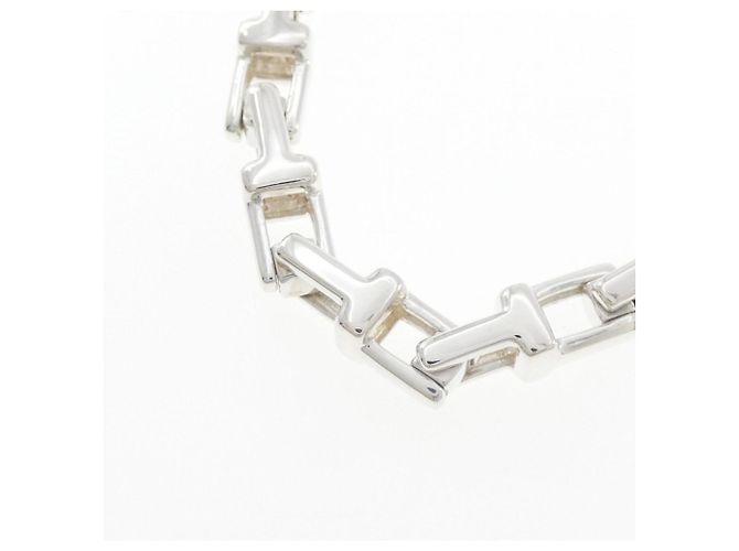 Tiffany & Co Collana a catena sottile Tiffany T Argento - vista 3