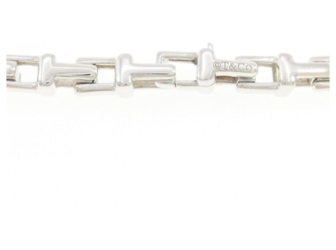 Tiffany & Co Collana a catena sottile Tiffany T Argento - vista 4