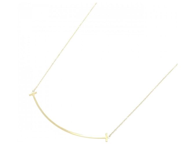 Collana Tiffany & Co. T Smile Large D'oro - vista 2
