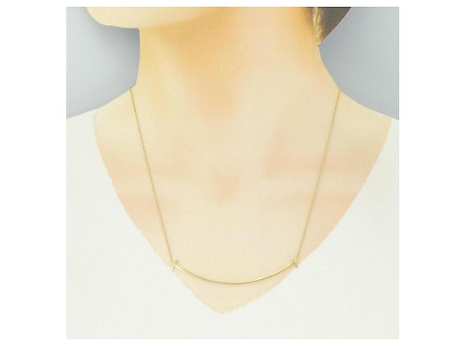 Collana Tiffany & Co. T Smile Large D'oro - vista 5