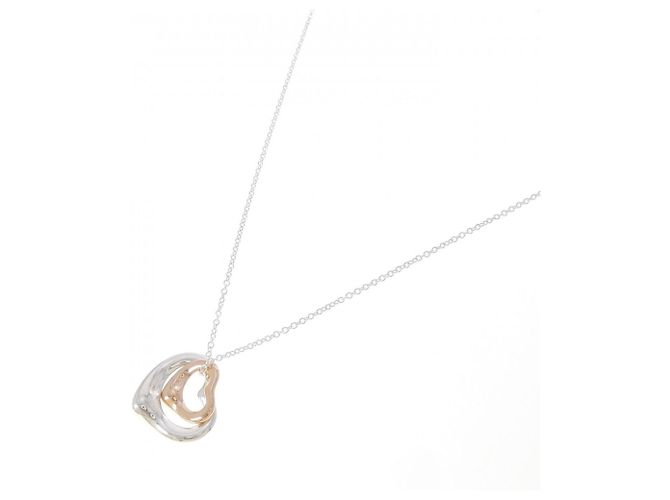 Tiffany & Co Collana Tiffany Open Heart Argento D'oro - vista 2