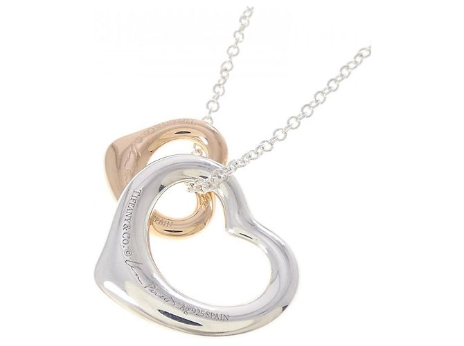 Tiffany & Co Collana Tiffany Open Heart Argento D'oro - vista 4