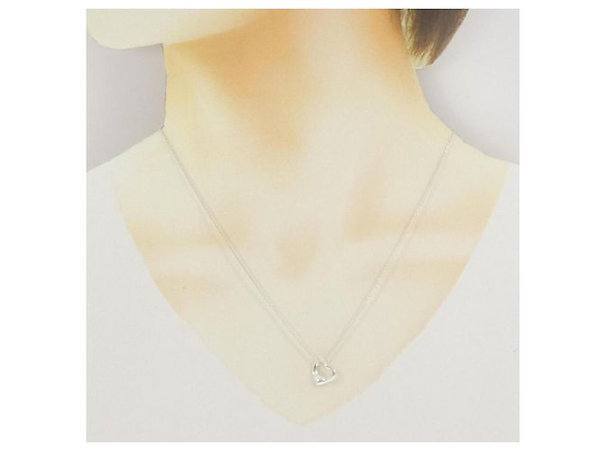 Tiffany & Co Collana Tiffany Open Heart Argento - vista 6