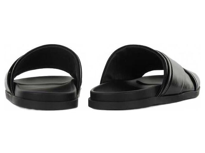 Givenchy Black Leather Slide Sandals - view 4