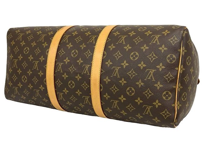 Bolso Boston Louis Vuitton Keepall 50 Monogram Castaño - vista 9