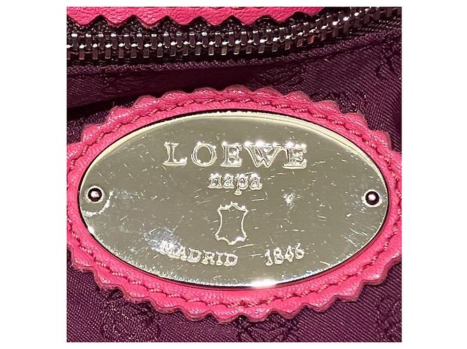 Borsa a tracolla in pelle Loewe Rosa - vista 4