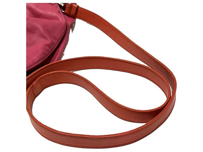 Borsa a tracolla in pelle Loewe Rosa - vista 6