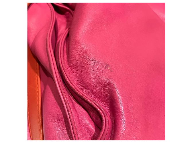Borsa a tracolla in pelle Loewe Rosa - vista 7