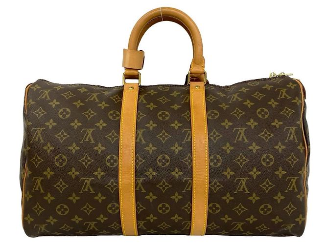 Borsa Boston Monogram Louis Vuitton Marrone - vista 4