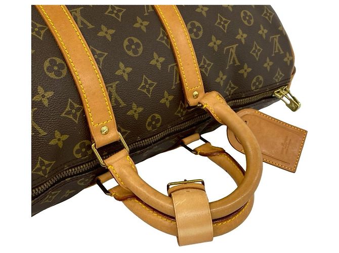 Borsa Boston Monogram Louis Vuitton Marrone - vista 5