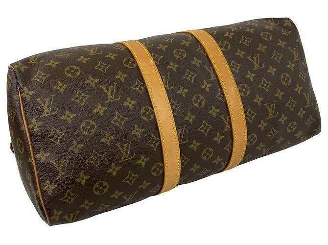 Borsa Boston Monogram Louis Vuitton Marrone - vista 8