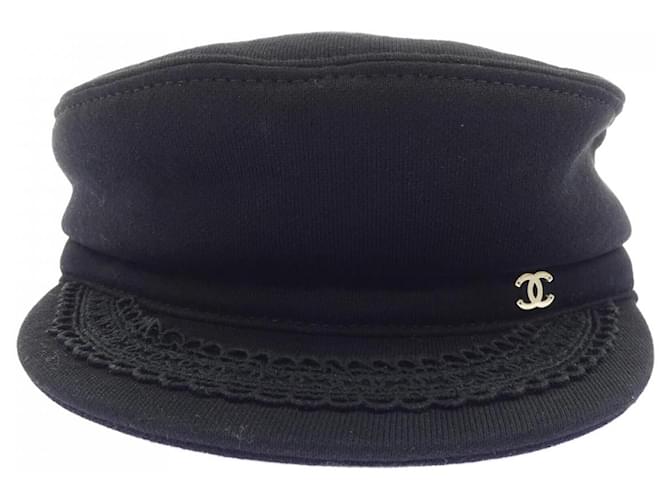 Cappellino in cotone Chanel Nero - vista 2