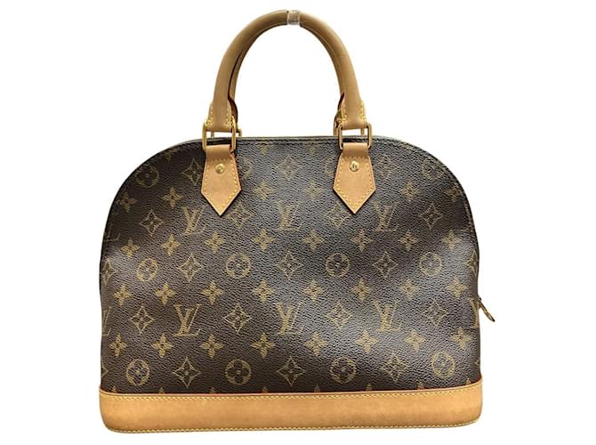 Borsa Louis Vuitton Alma Monogram Marrone - vista 2
