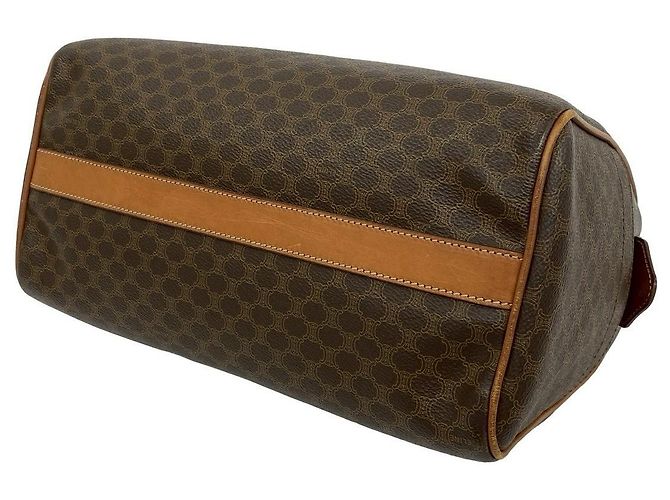 Céline Borsa a mano in pelle Macadam CELINE Marrone - vista 9