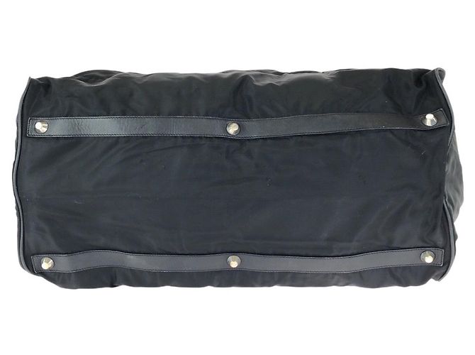 Borsa Boston Tessuto Saffiano Prada Nero - vista 10