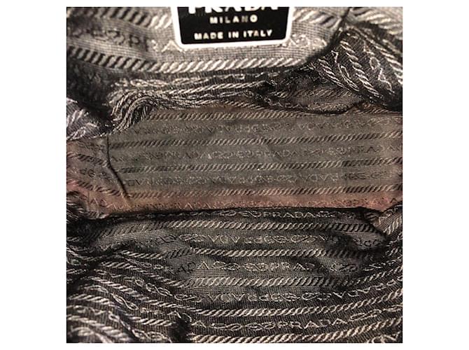 Bolsa Tote de Nylon Tessuto Prada Preto - vista 9