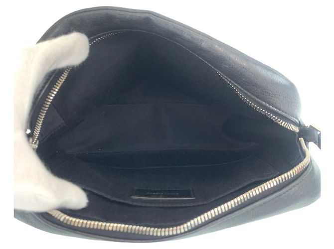 Yves Saint Laurent Bolsa de ombro em couro Saint Laurent Paris Preto - vista 3