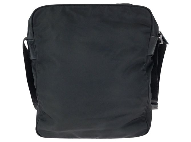 Bolsa de ombro em nylon Tessuto Prada Preto - vista 2