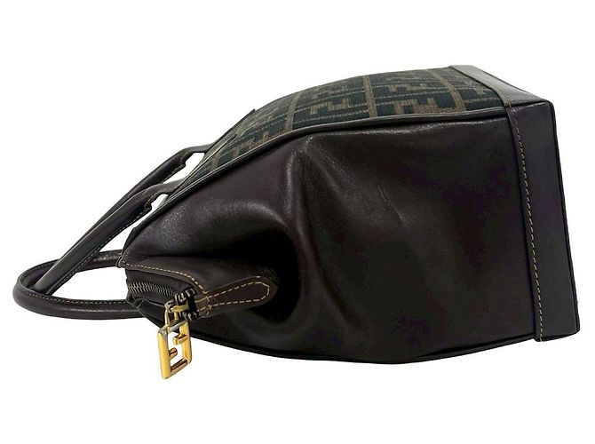 Fendi Zucca Canvas 2way Schultertasche Braun - Ansicht 6
