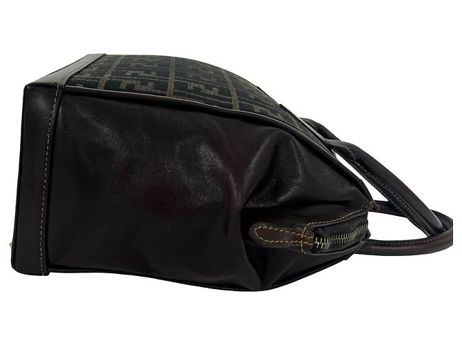 Fendi Zucca Canvas 2way Schultertasche Braun - Ansicht 7