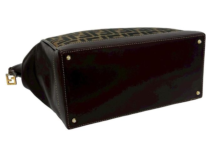 Fendi Zucca Canvas 2way Schultertasche Braun - Ansicht 8