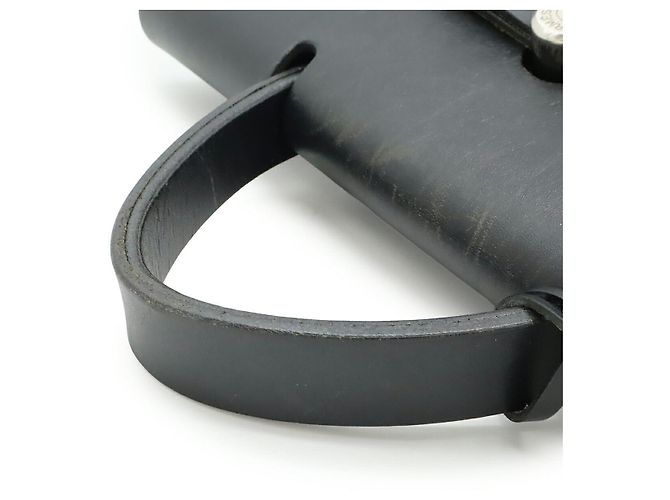Hermès Borsa a 2 modi Hermes HerbagPM Toile Officier Leather Nero - vista 4