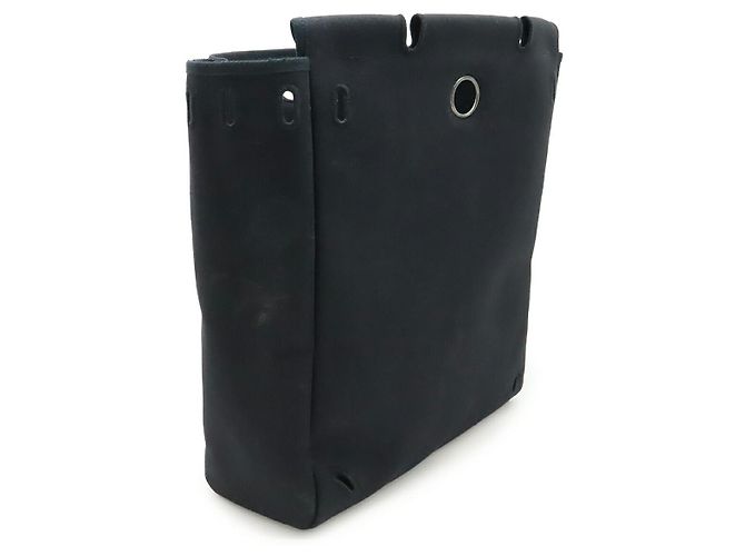 Hermès Borsa a 2 modi Hermes HerbagPM Toile Officier Leather Nero - vista 9