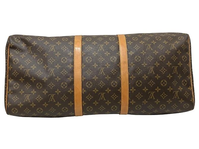 Bolsa Boston Louis Vuitton Keepall Monogram Marrom - vista 3