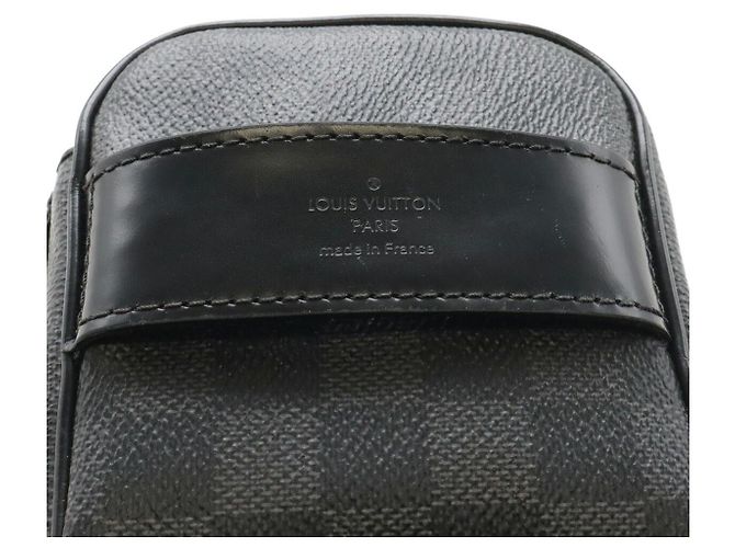Beauty case Louis Vuitton Damier Graphite Nero - vista 4