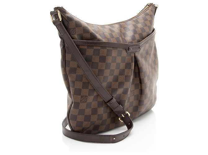 Borsa a tracolla Louis Vuitton Damier Ebene Bloomsbury GM Marrone - vista 2