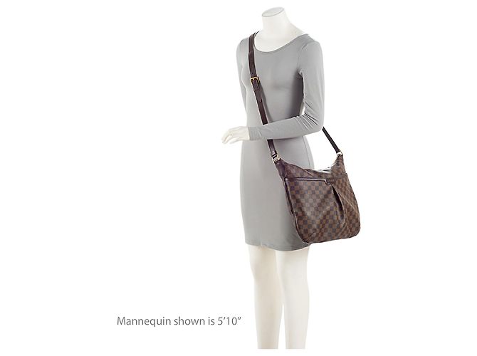 Borsa a tracolla Louis Vuitton Damier Ebene Bloomsbury GM Marrone - vista 5