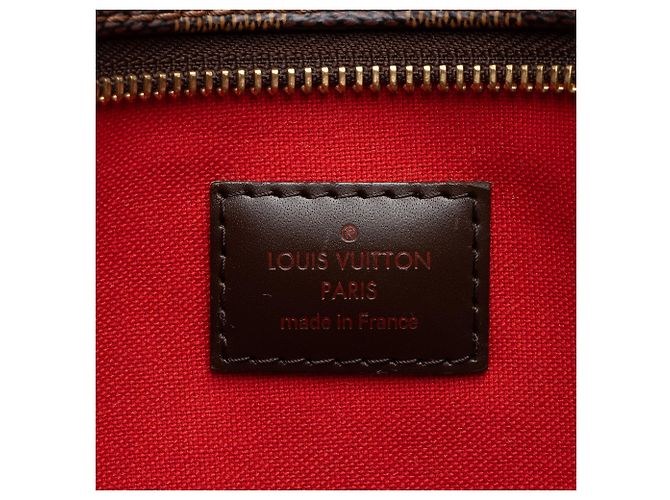 Borsa a tracolla Louis Vuitton Damier Ebene Bloomsbury GM Marrone - vista 8
