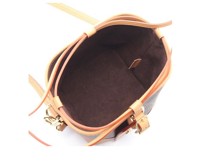 Borsa Louis Vuitton Noe Monogram Shoulder Bag Marrone - vista 3