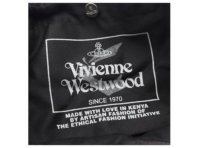 Vivienne Westwood Canvas Leather Tote Bag - Ansicht 4