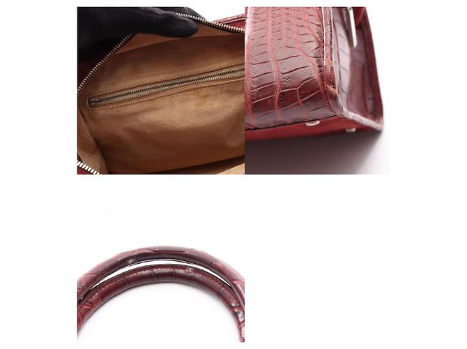 Loewe Amazona Lederhandtasche Braun - Ansicht 10