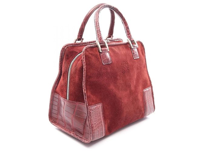 Loewe Amazona Lederhandtasche Braun - Ansicht 2