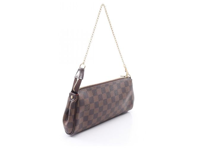 Borsa 2way Louis Vuitton Eva Damier Ebene Coated Canvas Marrone - vista 2