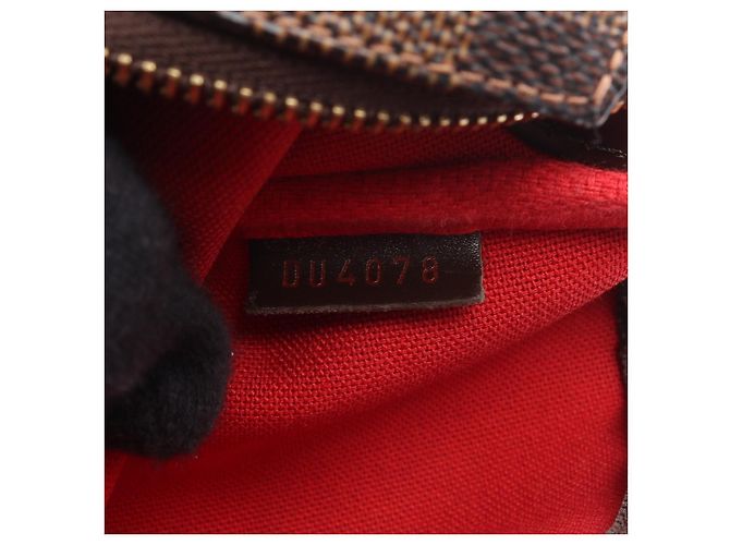 Borsa 2way Louis Vuitton Eva Damier Ebene Coated Canvas Marrone - vista 5