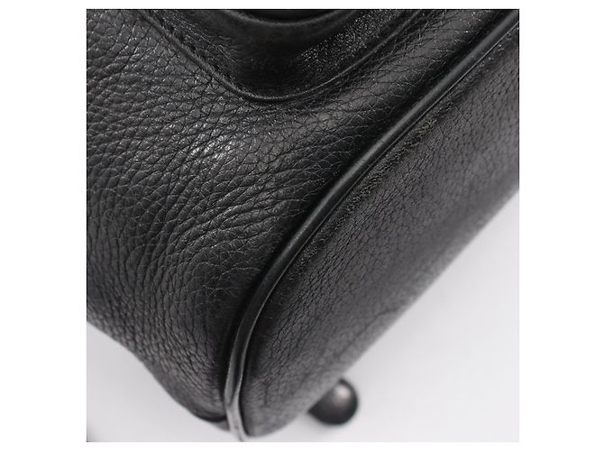 MCM Black Leather Backpack - view 6