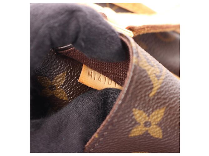 Borsa a tracolla Louis Vuitton Menilmontant MM Monogram Marrone - vista 5