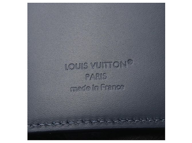 Louis Vuitton Victor Wallet Monogram Shadow Tri Fold Wallet Blue - view 5