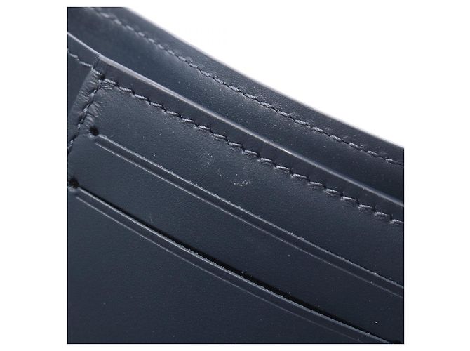 Louis Vuitton Victor Wallet Monogram Shadow Tri Fold Wallet Blue - view 6