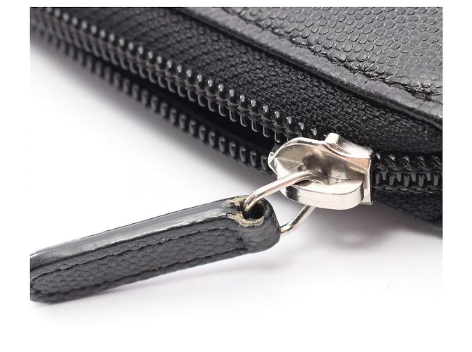 Portafoglio lungo con zip in pelle Caviar Chanel Nero - vista 6