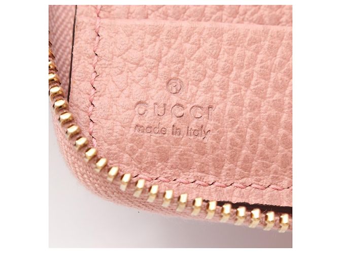 Gucci Swing Ledergeldbörse Pink - Ansicht 4
