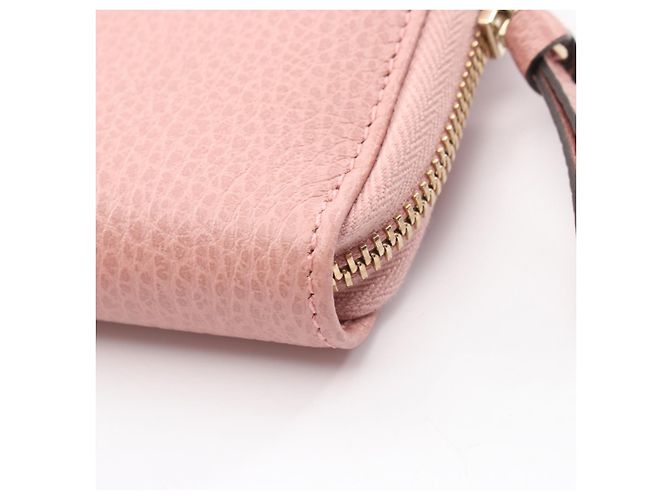 Gucci Swing Ledergeldbörse Pink - Ansicht 8
