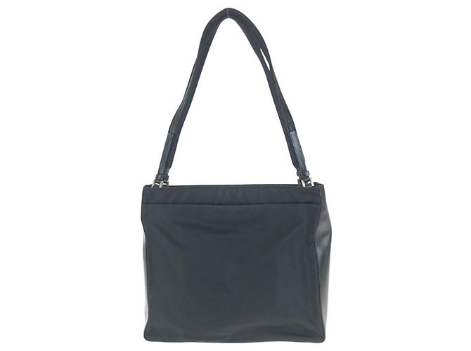 Tote Borsa a tracolla in nylon Tessuto PRADA Nero - vista 2