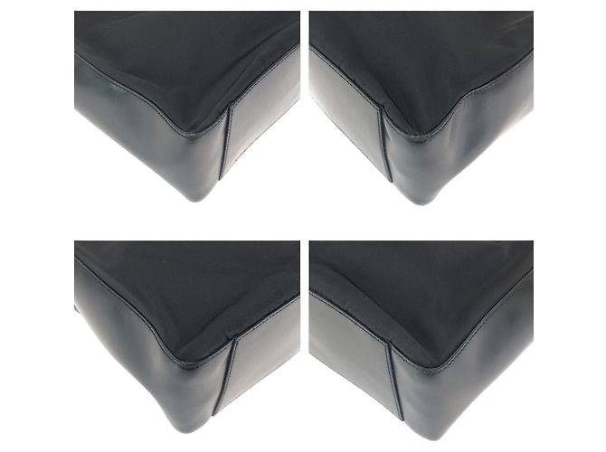 Tote Borsa a tracolla in nylon Tessuto PRADA Nero - vista 3