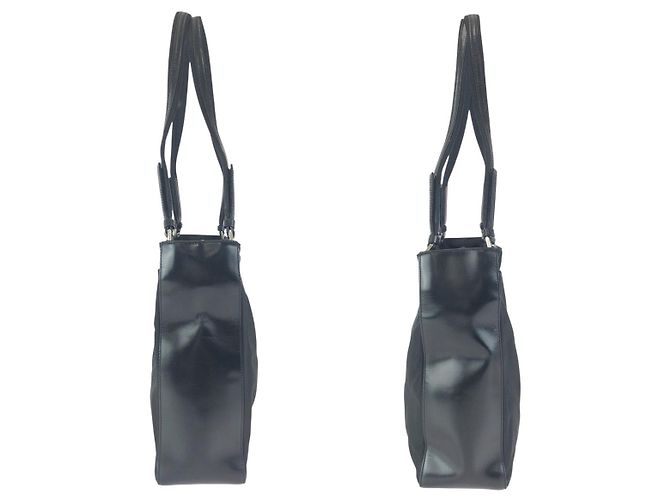 Tote Borsa a tracolla in nylon Tessuto PRADA Nero - vista 8