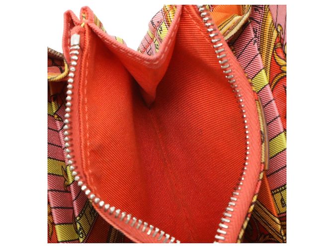 Hermès Portafoglio compatto in seta Azap Hermes Marrone - vista 6