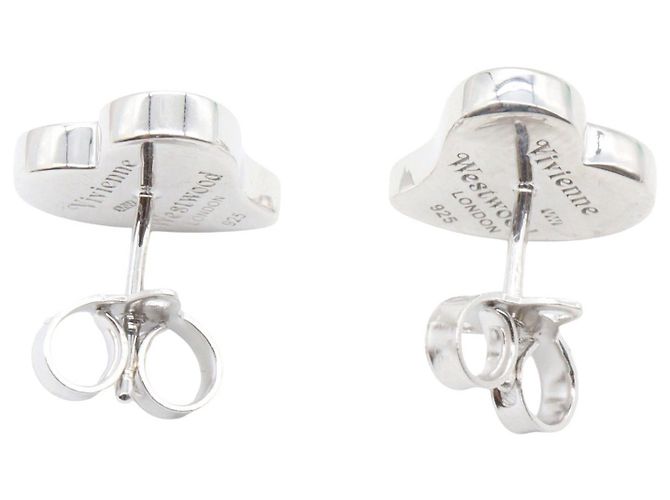 Orecchini Vivienne Westwood in argento Metallico - vista 2